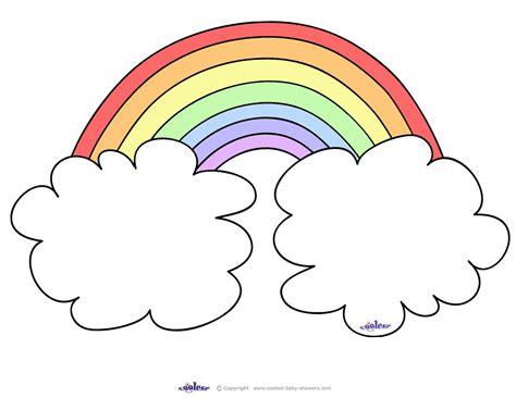 Full Page Printable Rainbow